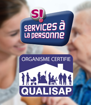 Aide et sérénité est un organisme agréé QUALISAP et SI Service à la personne